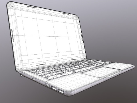 Dell Laptop 3D 模型