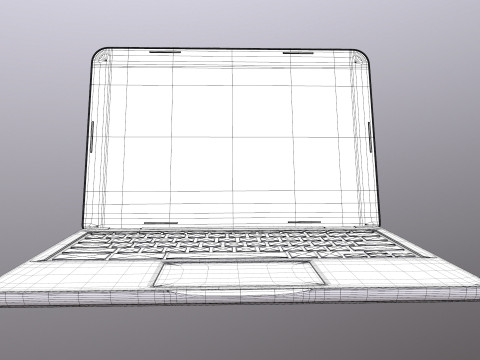 Dell Laptop 3D 模型
