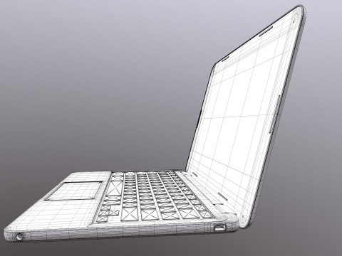 Dell Laptop 3D 模型
