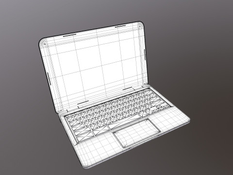 Dell Laptop 3D 模型