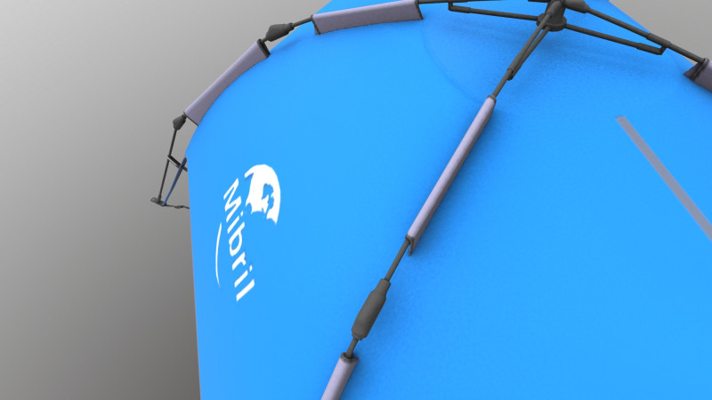 Mibril Camping tent Model 3D .c4d .max .obj .3ds .fbx .stl .blend 