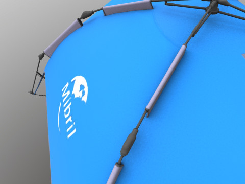 Mibril Camping tent 3D Model