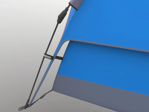 Mibril Camping tent 3D Model