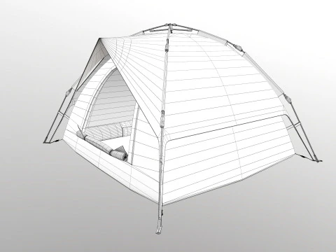 Mibril Camping tent 3D Model
