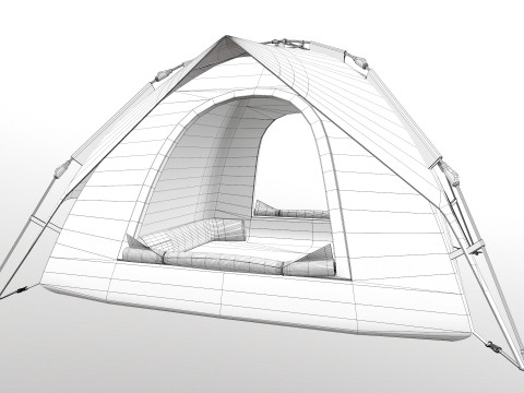 Mibril Camping tent Model 3D