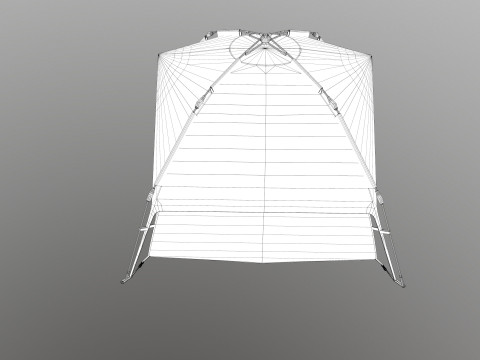 Mibril Camping tent Model 3D