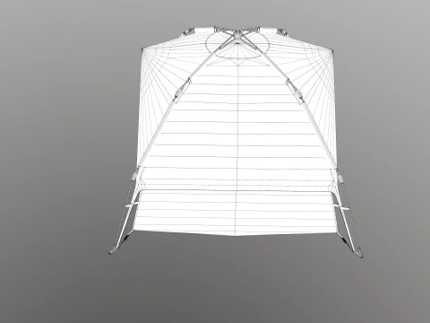 Mibril Camping tent 3D Model