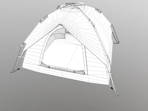 Mibril Camping tent 3D Model