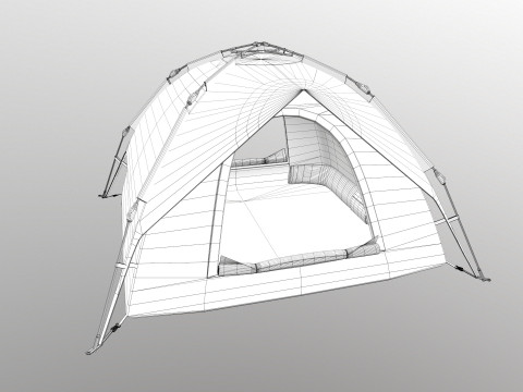 Mibril Camping tent Model 3D