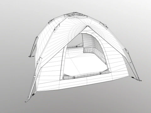 Mibril Camping tent 3D Model