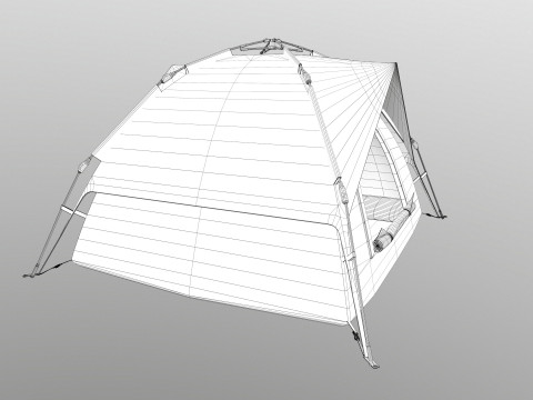 Mibril Camping tent Model 3D