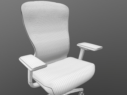 Motion High Back chair 3D Модель