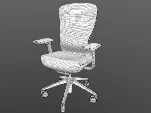 Motion High Back chair 3D Модель