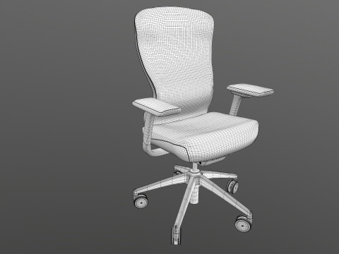 Motion High Back chair 3D Модель