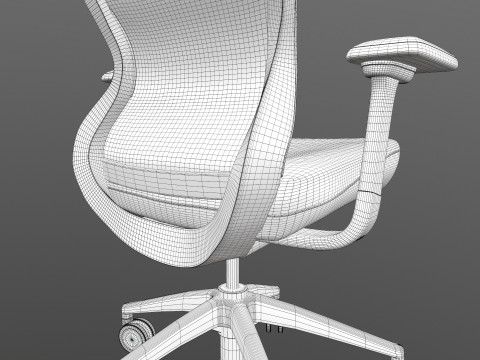 Motion High Back chair 3D Модель