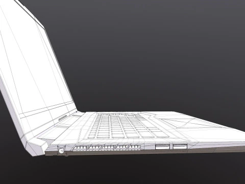 MSI Gaming Laptop 3D Model
