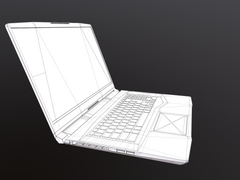 MSI Gaming Laptop Modelo 3D
