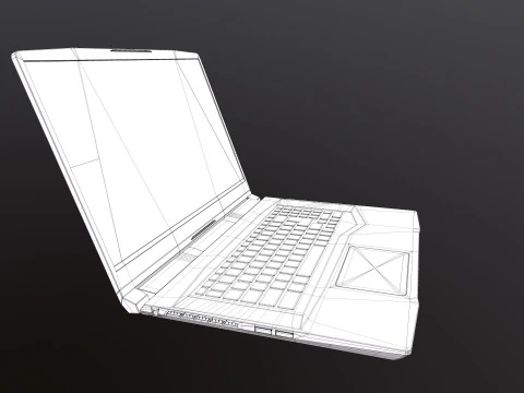 MSI Gaming Laptop 3D Model
