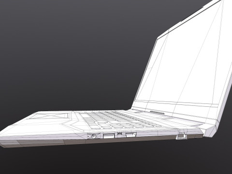 MSI Gaming Laptop Modelo 3D