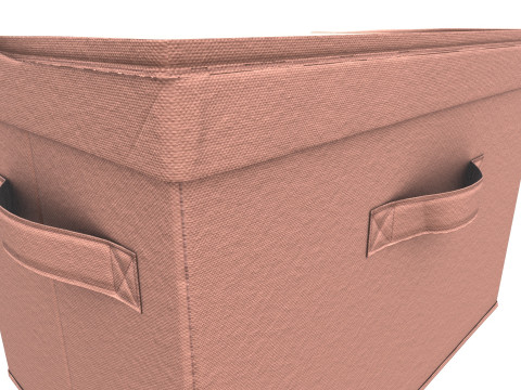 Storage Box with Lid 3D Model