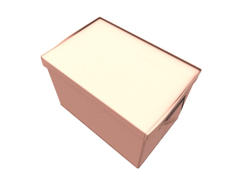Storage Box with Lid 3D Model