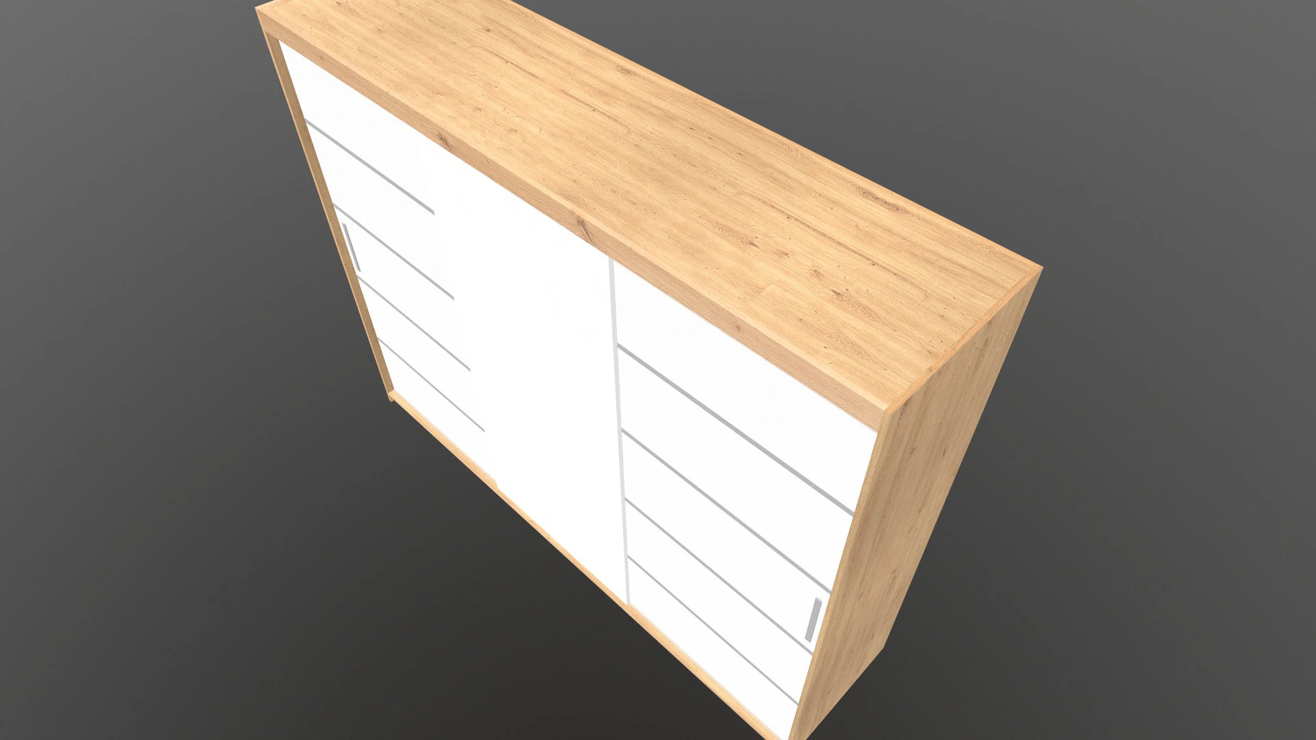 Wardrobe 3D Model .c4d .max .obj .3ds .fbx .stl .blend 