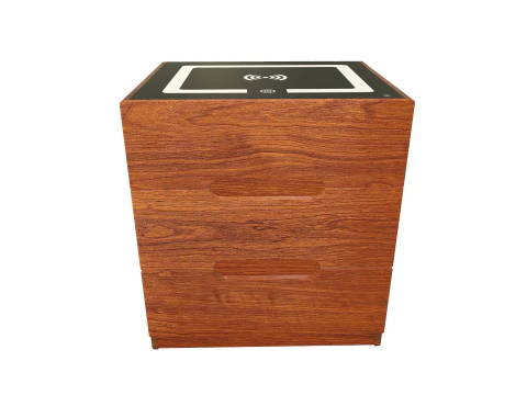 Wooden wifi side table 3D Model