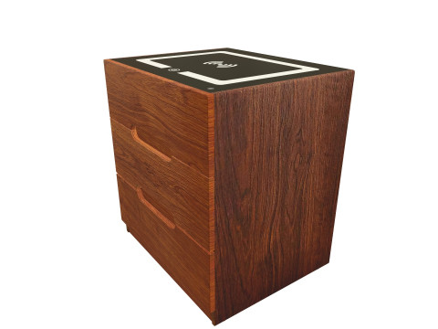 Wooden wifi side table 3D Model