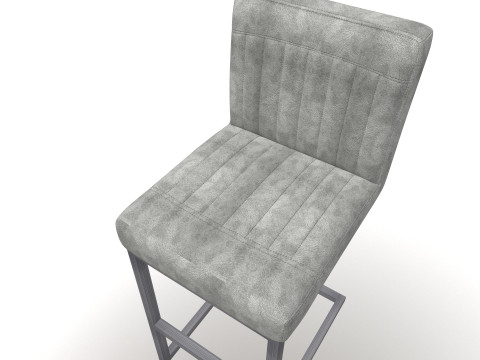 Bar Counter Stool Modello 3D