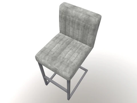 Bar Counter Stool 3D Model