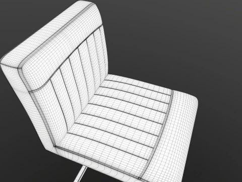 Bar Counter Stool 3D Model