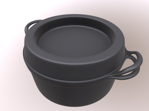 Cooking Pot 3D Model