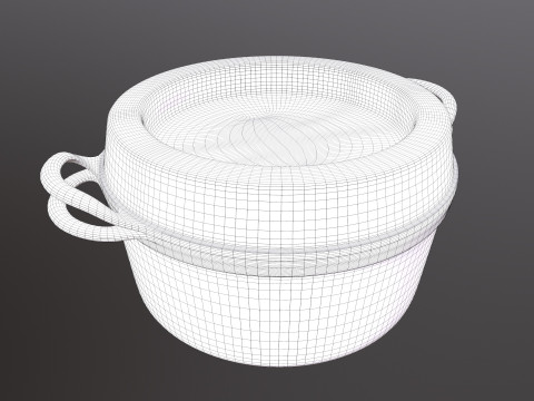 Cooking Pot 3D Model