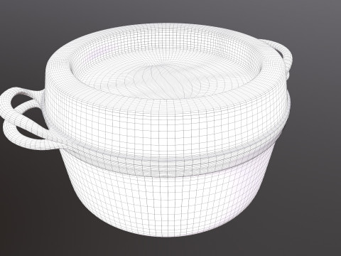 Cooking Pot 3D Model