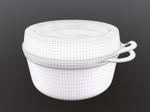 Cooking Pot 3D Model