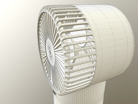 Handheld Fan 3D Model
