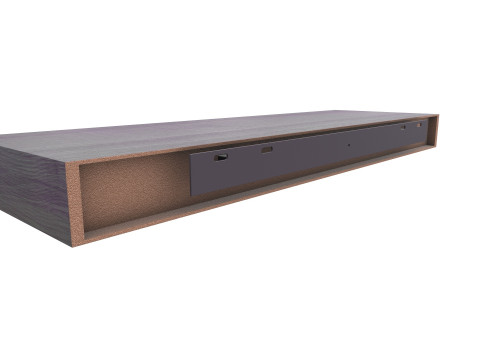 Hanging wooden tray 3D Model