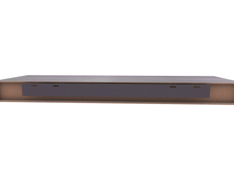 Hanging wooden tray 3D Model