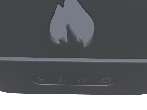 Humidifier Flame Night Light 3D मॉडल