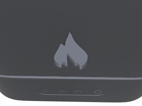 Humidifier Flame Night Light 3D मॉडल