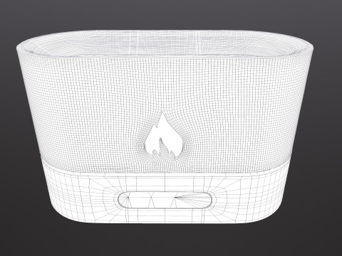 Humidifier Flame Night Light 3D मॉडल