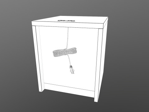 Side Table 3D 모델