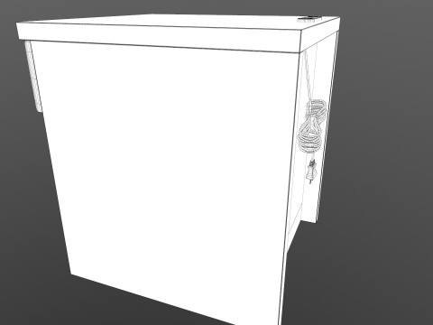 Side Table 3D 모델