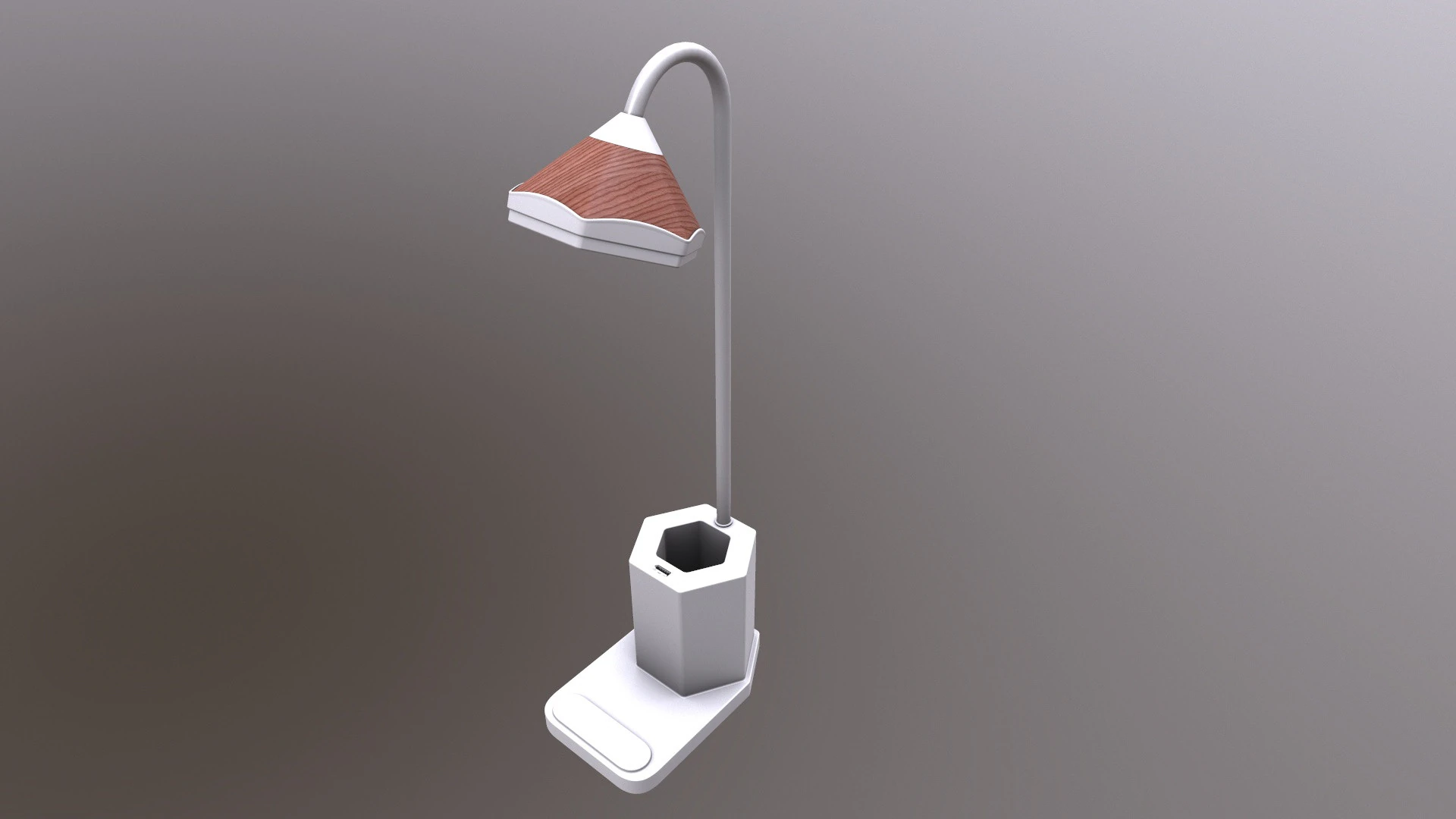 Table Lamp 3D Model .c4d .max .obj .3ds .fbx .stl .blend 
