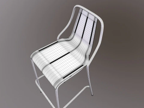 Sgabello da bar Modello 3D