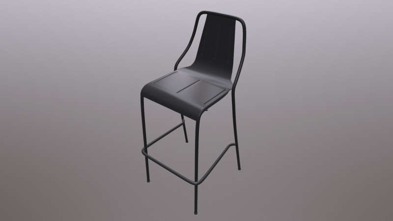 Bar Stool Modello 3D .c4d .max .obj .3ds .fbx .stl .blend 