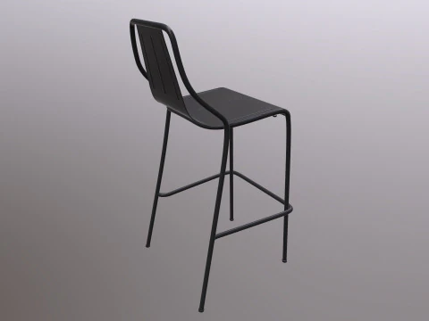 Sgabello da bar Modello 3D