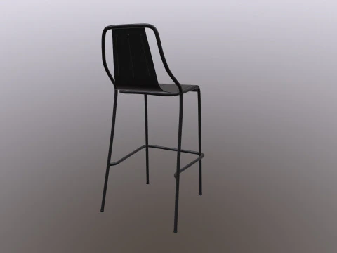 Sgabello da bar Modello 3D