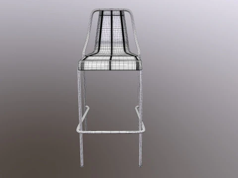 Sgabello da bar Modello 3D
