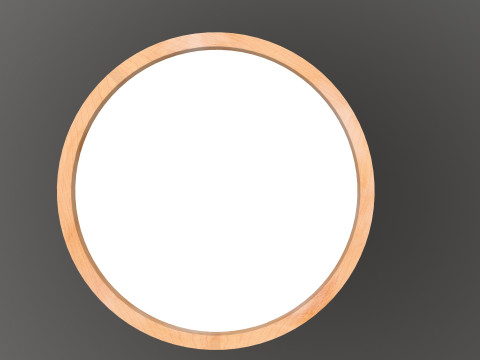 Bathroom Wal Mirror Round 3D Modell